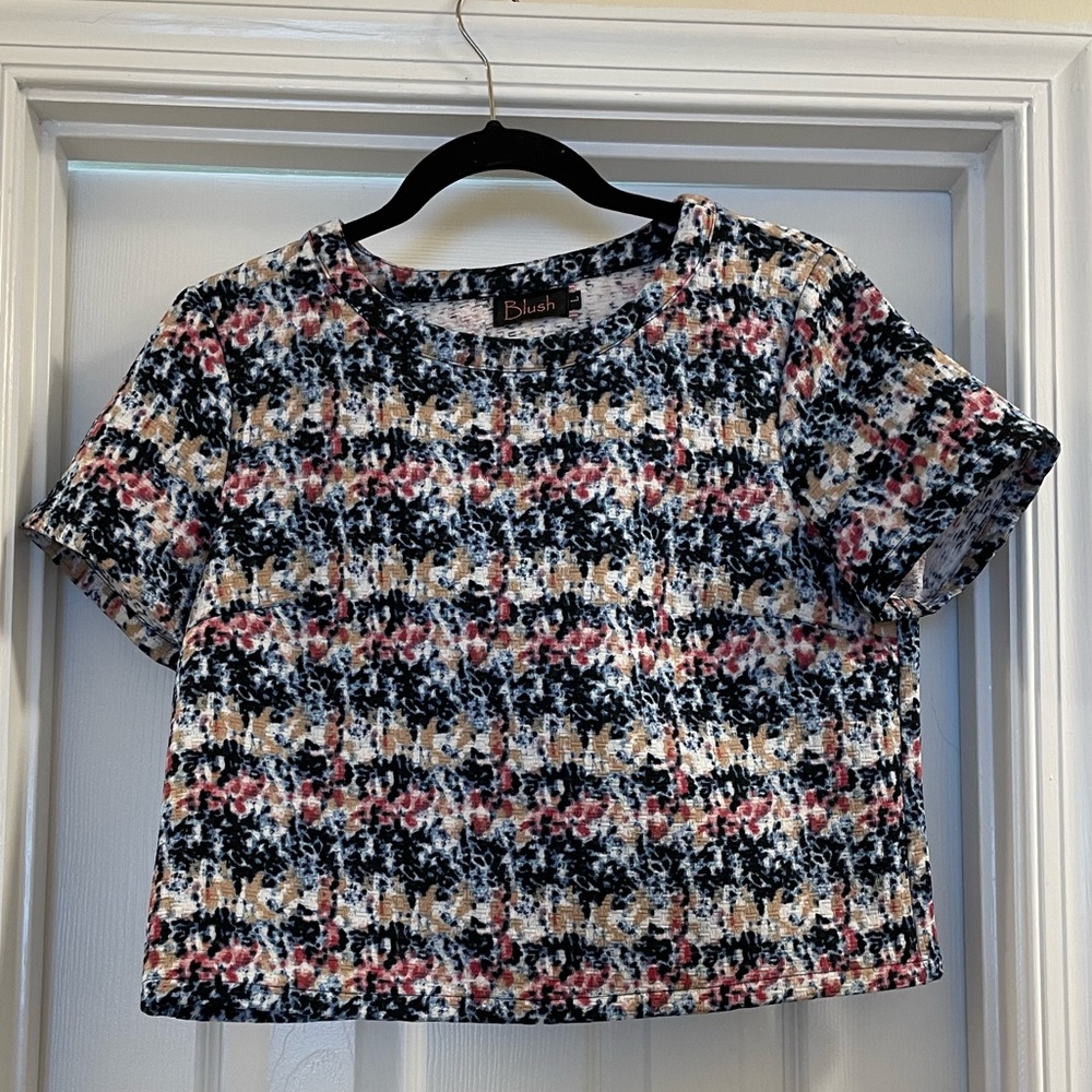 Blush, Crop Top, Size L